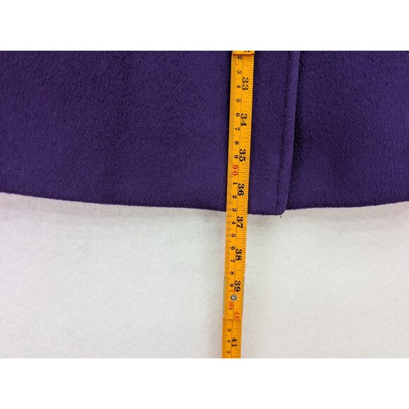 Jennifer Chase Vintage Women's Coat Size Small Purple 100% Wool - Picture 10 of 16